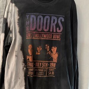 The Doors Graphic Long Sleeve Tee - Black
